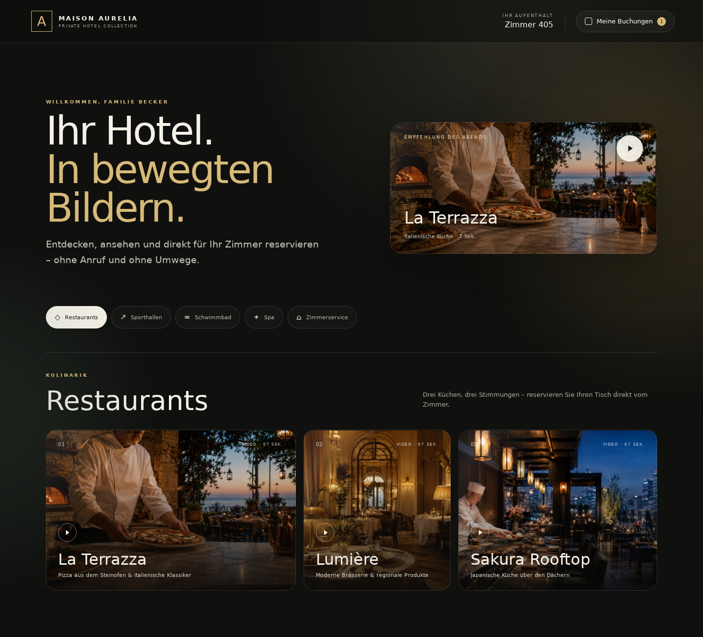 Hotel 21 Live-Demo des digitalen Hotel-Concierge